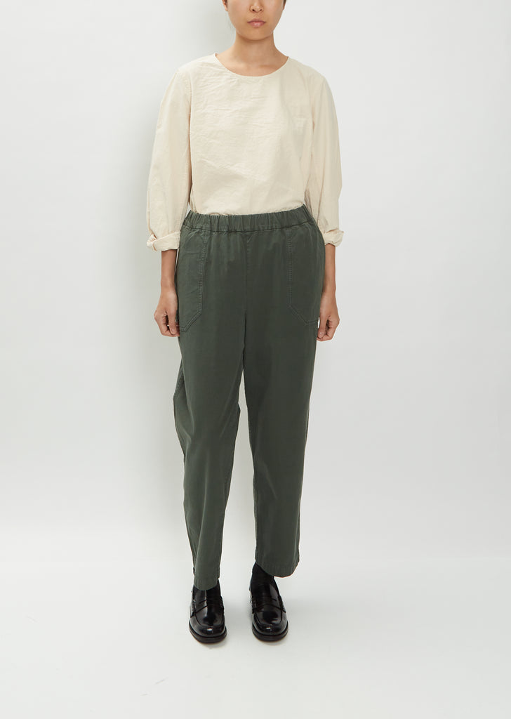 Fabi Cotton Pant — Khaki