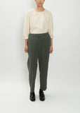 Fabi Cotton Pant — Khaki