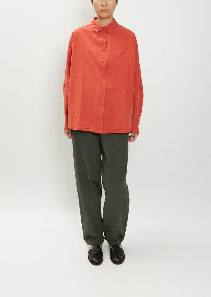Waga Soleil Shirt — Burnt Orange