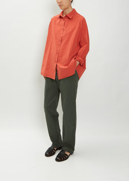 Waga Soleil Shirt — Burnt Orange – La Garçonne