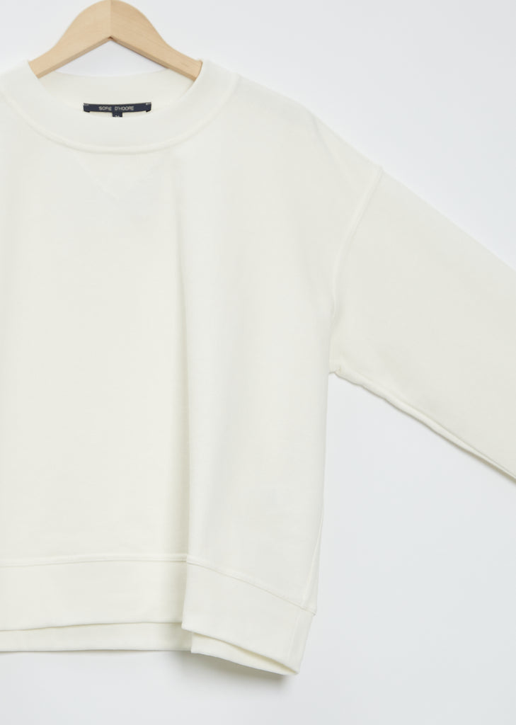 Toulouse Cotton Sweatshirt — Off-White