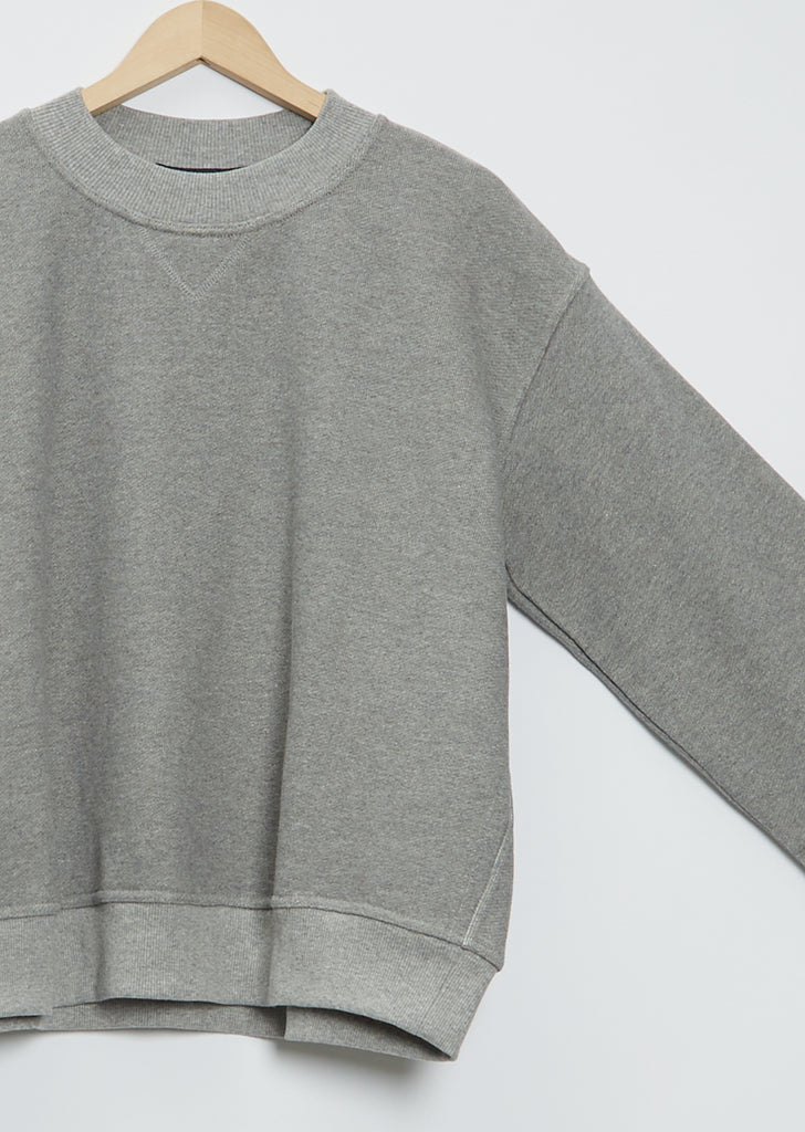 Toulouse Cotton Sweatshirt — Grey Melange