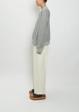 Toulouse Cotton Sweatshirt — Grey Melange