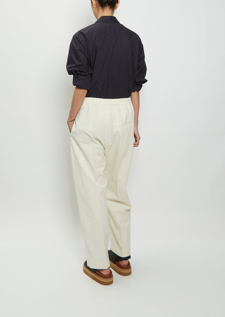 Pipers Classic Elastic Pant — Winter White