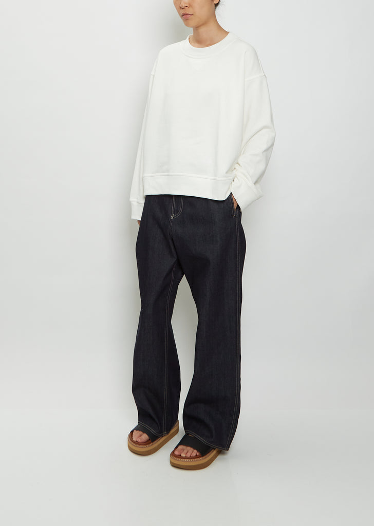 Toulouse Cotton Sweatshirt — Off-White