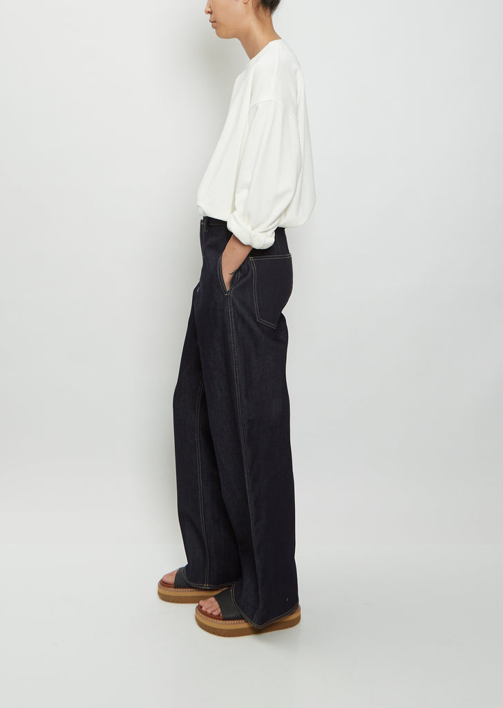 Pella Cotton Wide-Leg Jean