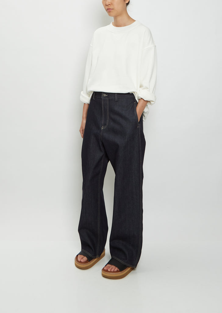 Pella Cotton Wide-Leg Jean