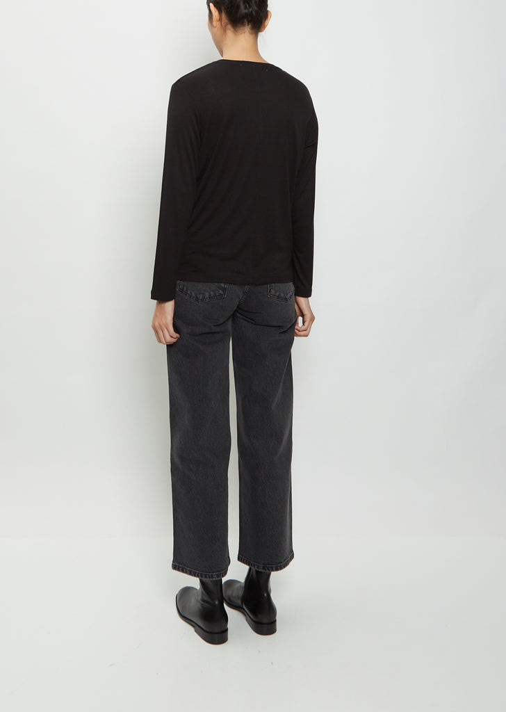 Long Sleeve T-Shirt — Black