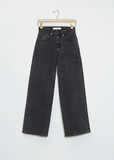 High Waist Cropped Denim Pants
