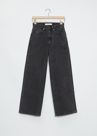 High Waist Cropped Denim Pants
