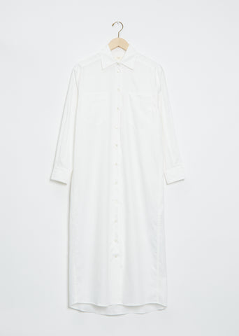 Silk Mix Shirt Dress