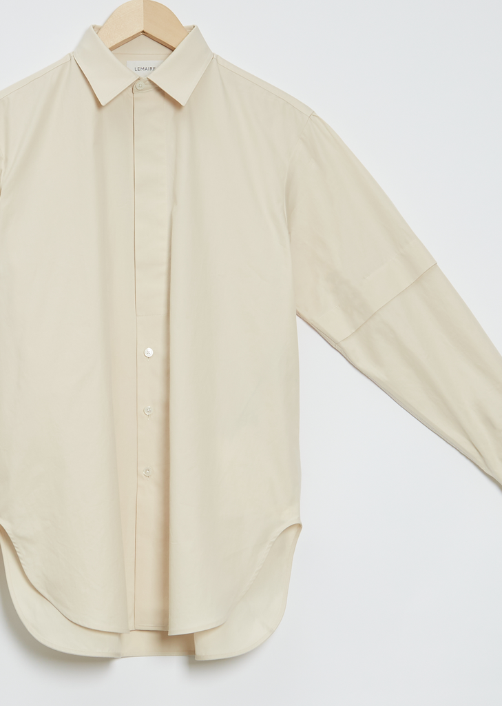 Cotton Shirt With Slit