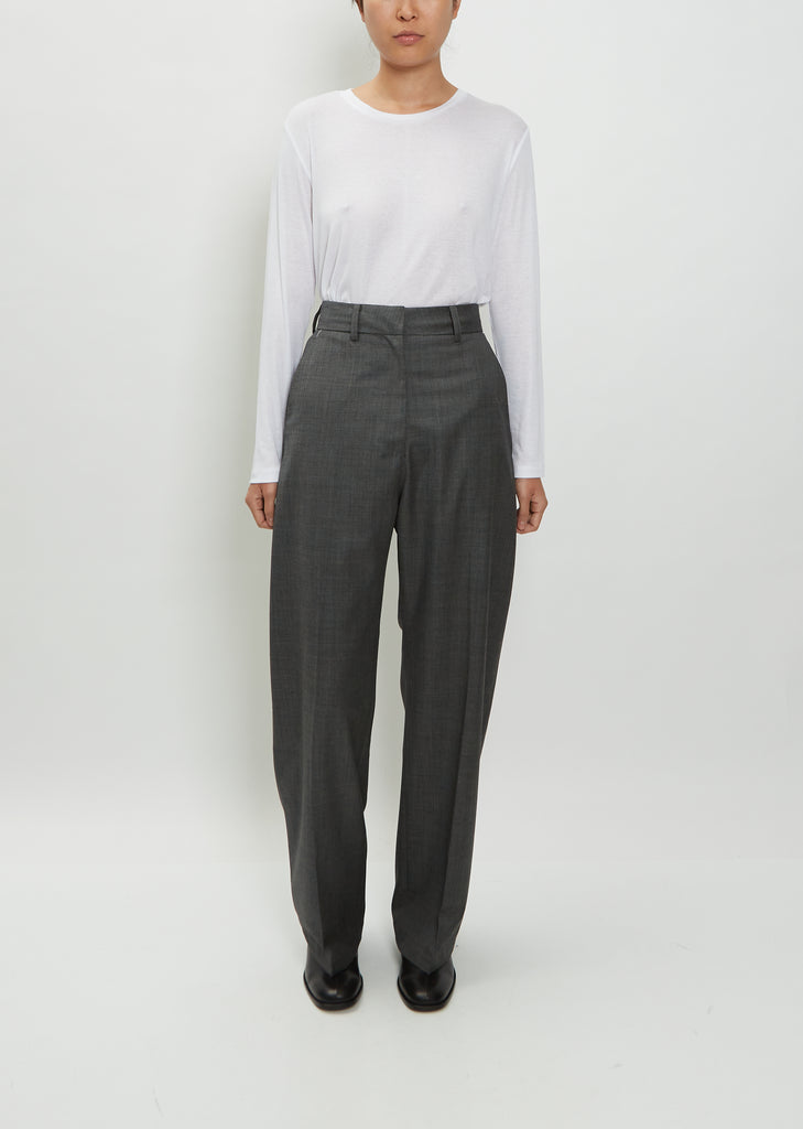 Wool Wide Pants