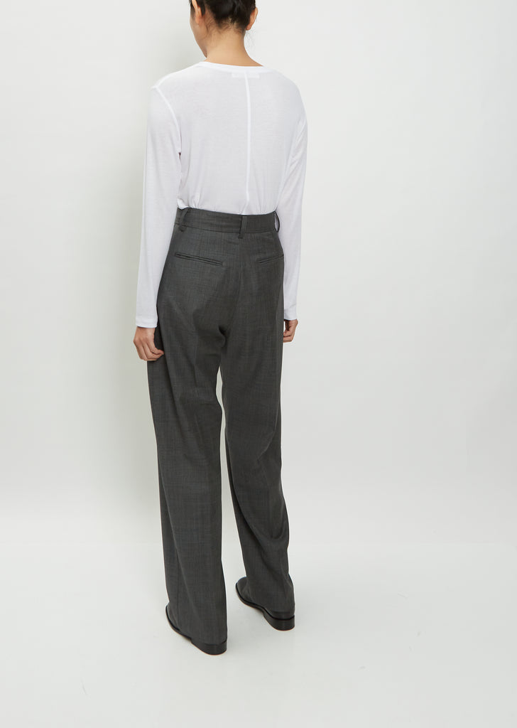 Wool Wide Pants