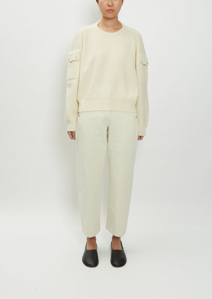Wool Pocket Sweater