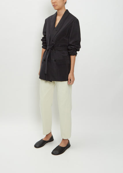 極上リネン GERMANY 1980s〜／Linen double jacket 極上リネン GERMANY 1980s〜／Linen double jacket