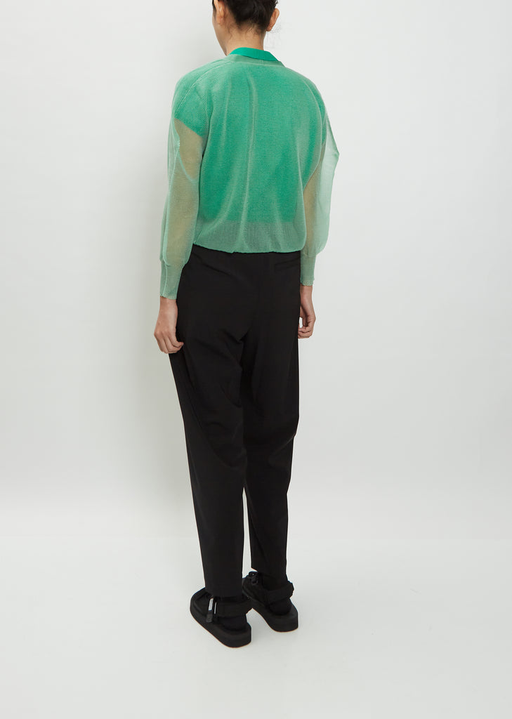 Pericarp Nylon Cardigan
