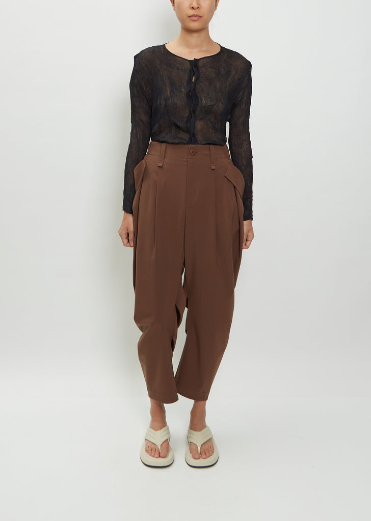 Round Nylon Drape Pants