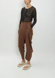 Round Nylon Drape Pants