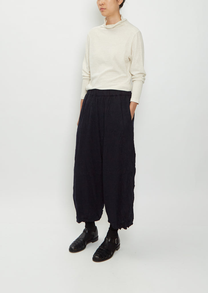 Pull-On Wool Pants