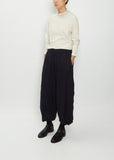 Pull-On Wool Pants