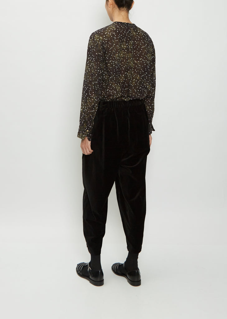 Cotton Velvet Pants