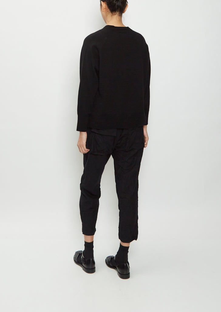 Cropped Wool Pants