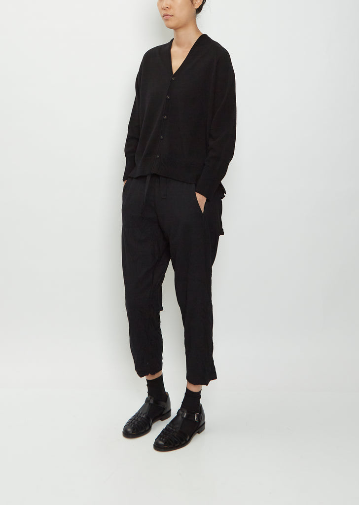 Cropped Wool Pants