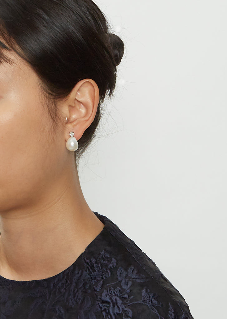 Mini Baroque Pearl Earrings