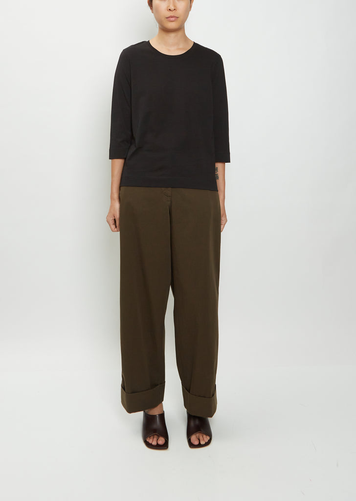 Hefiz Cotton Jersey — Black