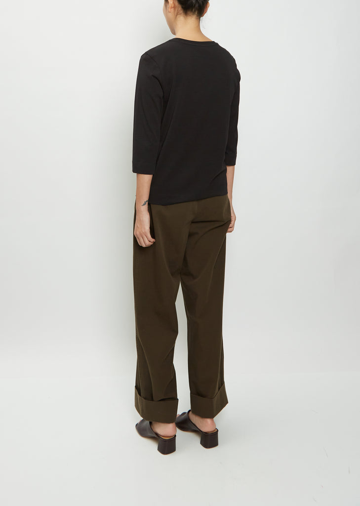 Hefiz Cotton Jersey — Black