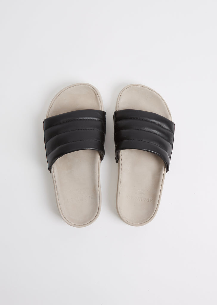 Pause Puff Sandal — Black