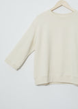 3/4 Sleeve Sweatshirt — Creme