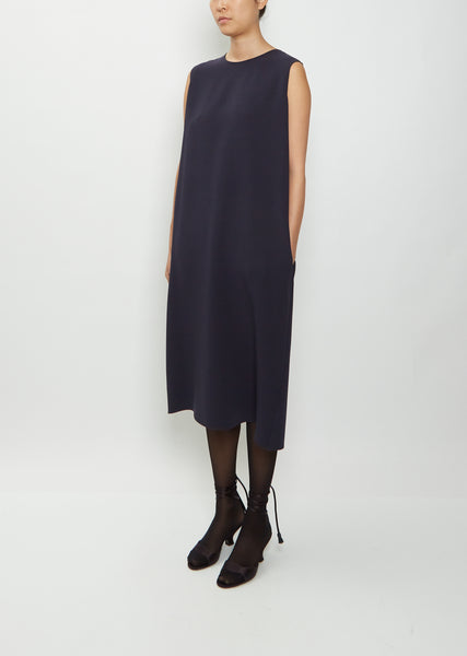 The Row MIRNA DRESS ザ ロウ ミディ丈ワンピース濃紺 The Row MIRNA DRESS ザ ロウ ミディ丈ワンピース濃紺 - メルカリ