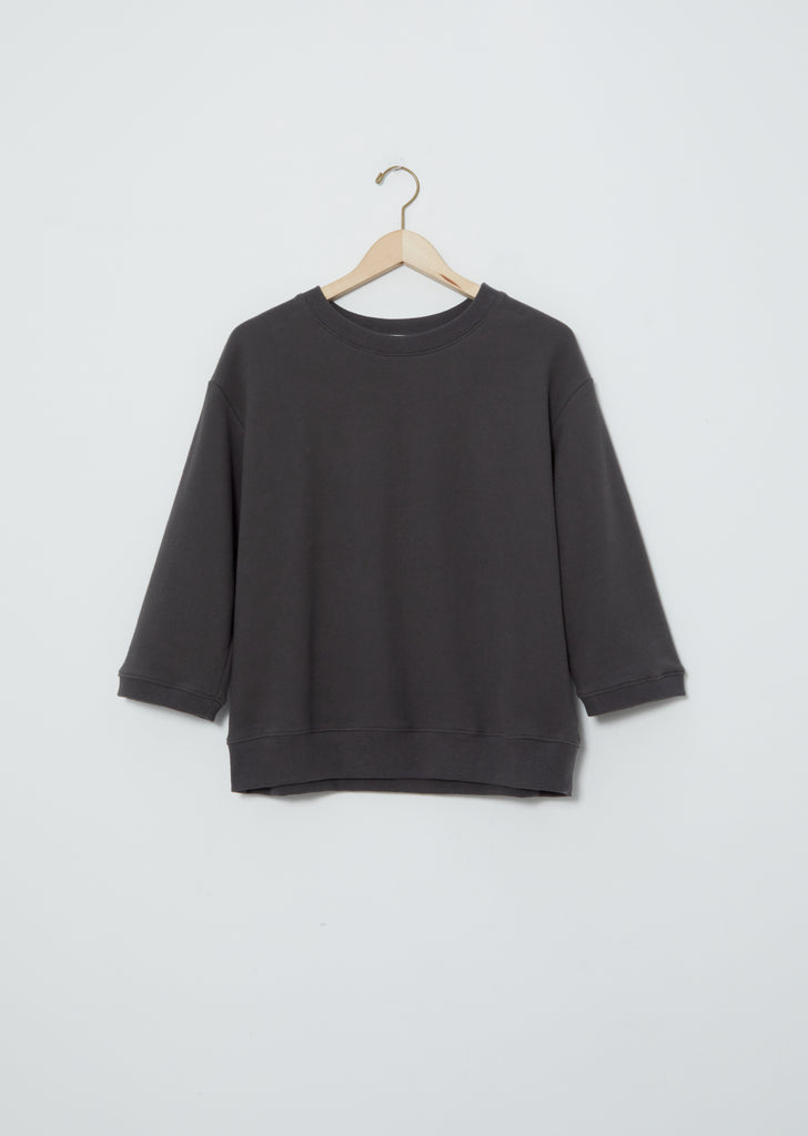 3/4 Sleeve Sweatshirt — Charcoal