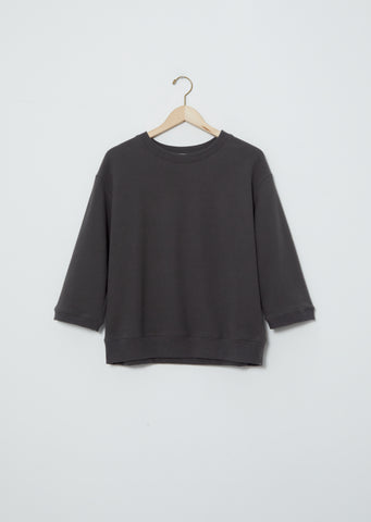 3/4 Sleeve Sweatshirt — Charcoal