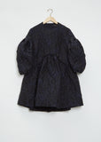 Short Signature Jacquard Smock Dress