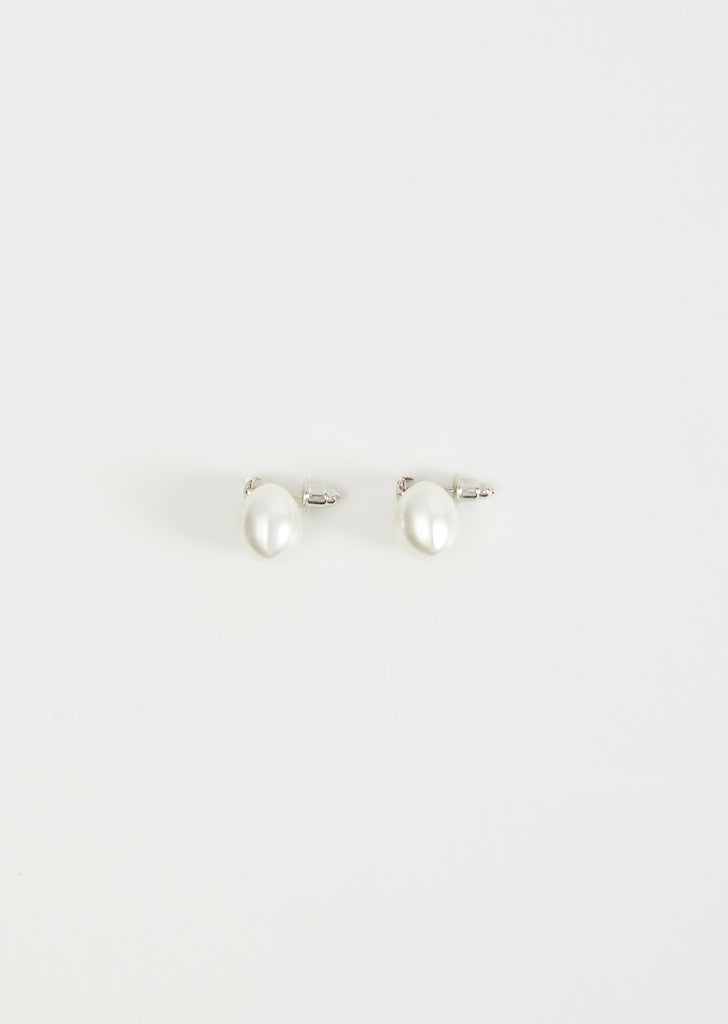 Pearl Heart Earrings