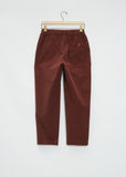 Fabi Cotton Pant — Burgundy