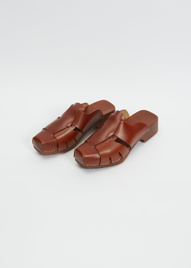 Licia Mule Clog — Tan