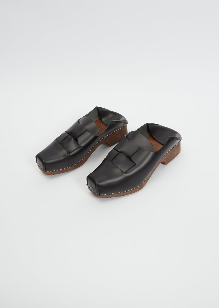 Lega Heel Clog — Black