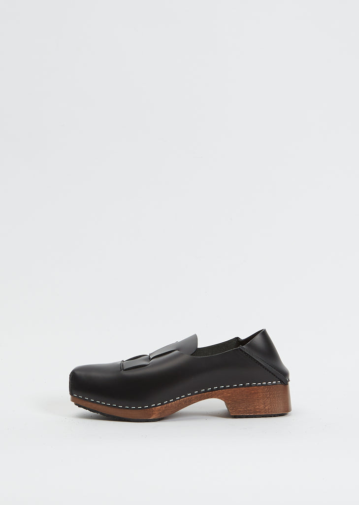 Lega Heel Clog — Black