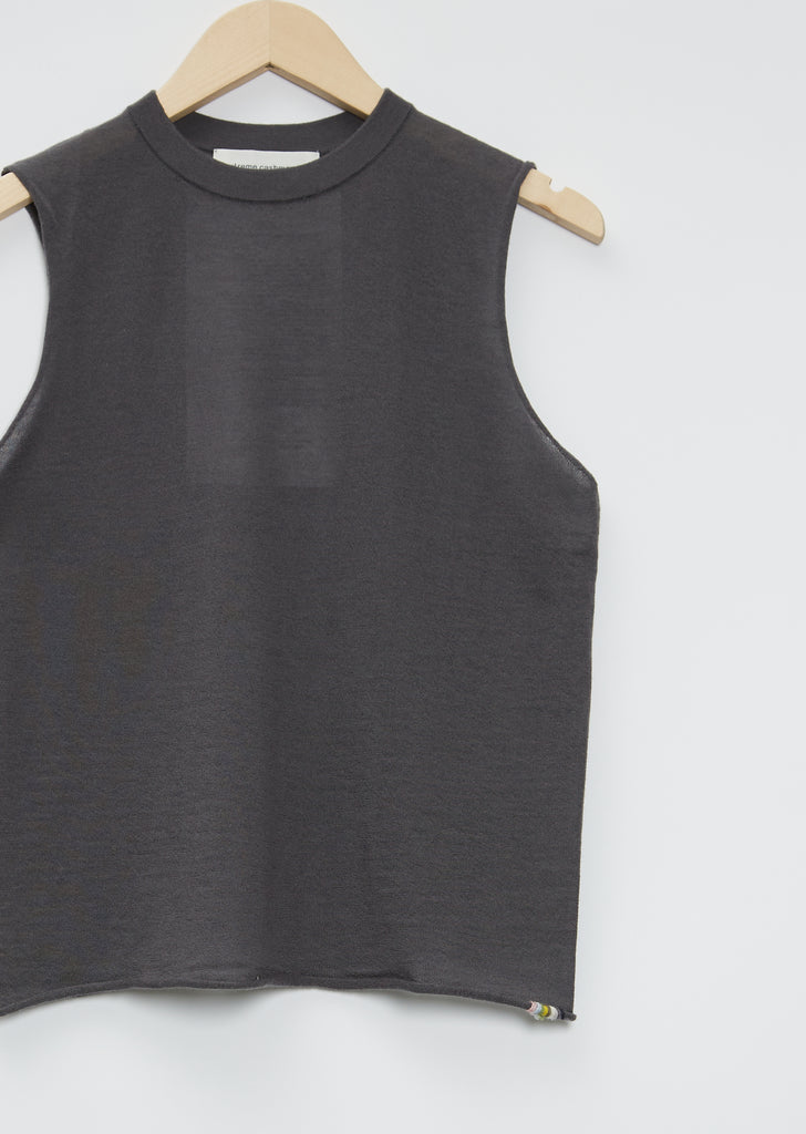 n°231 Plaisir Cashmere Top — Concrete