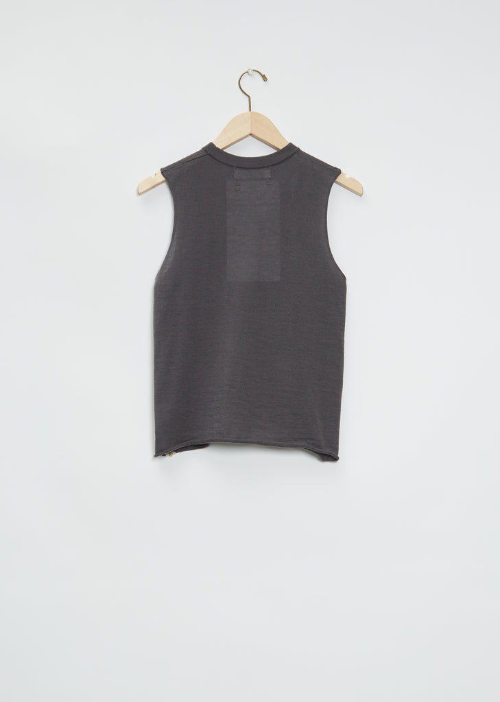 n°231 Plaisir Cashmere Top — Concrete