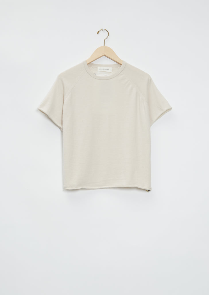 n°177 Todd Cashmere Top — Chalk