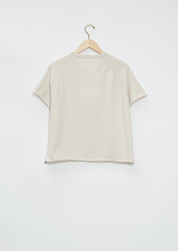 n°177 Todd Cashmere Top — Chalk