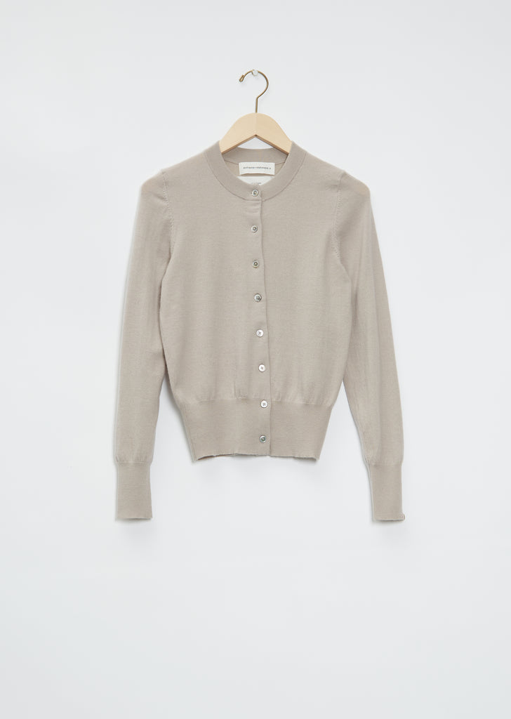 n°94 Little Cashmere Cardi — Pebble