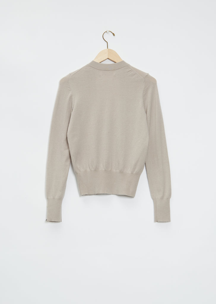 n°94 Little Cashmere Cardi — Pebble