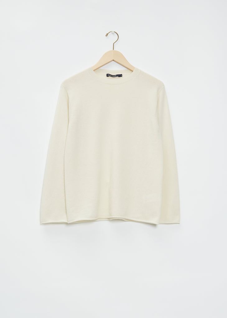 Minute Long Sleeve Cashmere Shirt — Snow