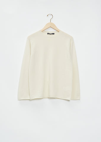 Minute Long Sleeve Cashmere Shirt — Snow